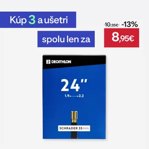 Športy > Cyklistika > Plášte a duše na bicykle > Cyklistické duše a ventily - 24%27%27 duša s profilom 1,9 až 2,2 s ventilom Schrader Športy > Cyklistika > Plášte a duše na bicykle > Cyklistické duše a ventily - 24%27%27 duša s profilom 1,9 až 2,2 s ventilom Schrader
