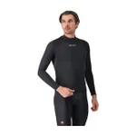CASTELLI Cyklistické tričko s dlhým rukávom - FLANDERS 2 LONG - čierna CASTELLI Cyklistické tričko s dlhým rukávom - FLANDERS 2 LONG - čierna
