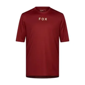 FOX Cyklistický dres s krátkym rukávom - RANGER WORDMARK - červená FOX Cyklistický dres s krátkym rukávom - RANGER WORDMARK - červená