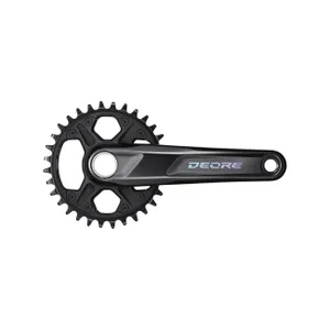 SHIMANO kľuky s prevodníkom - DEORE M6120 175mm 32 - čierna SHIMANO kľuky s prevodníkom - DEORE M6120 175mm 32 - čierna