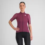 SPORTFUL Cyklistický dres s krátkym rukávom - SUPERGIARA W - bordová SPORTFUL Cyklistický dres s krátkym rukávom - SUPERGIARA W - bordová