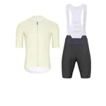 HOLOKOLO Cyklistický krátky dres a krátke nohavice - ELEVATE - antracitová/ivory HOLOKOLO Cyklistický krátky dres a krátke nohavice - ELEVATE - antracitová/ivory