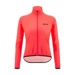 SANTINI Cyklistická vetruodolná bunda - NEBULA WINDPROOF W - ružová SANTINI Cyklistická vetruodolná bunda - NEBULA WINDPROOF W - ružová