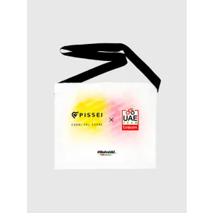 PISSEI Cyklistická taška - UAE TEAM EMIRATES - GIRO + TOUR 24 - biela/ružová/žltá PISSEI Cyklistická taška - UAE TEAM EMIRATES - GIRO + TOUR 24 - biela/ružová/žltá