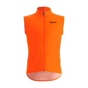 SANTINI Cyklistická vesta - NEBULA WINDPROOF - oranžová SANTINI Cyklistická vesta - NEBULA WINDPROOF - oranžová