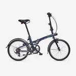 Skladací bicykel - Skladací bicykel Fold 500 tmavomodrý Skladací bicykel - Skladací bicykel Fold 500 tmavomodrý