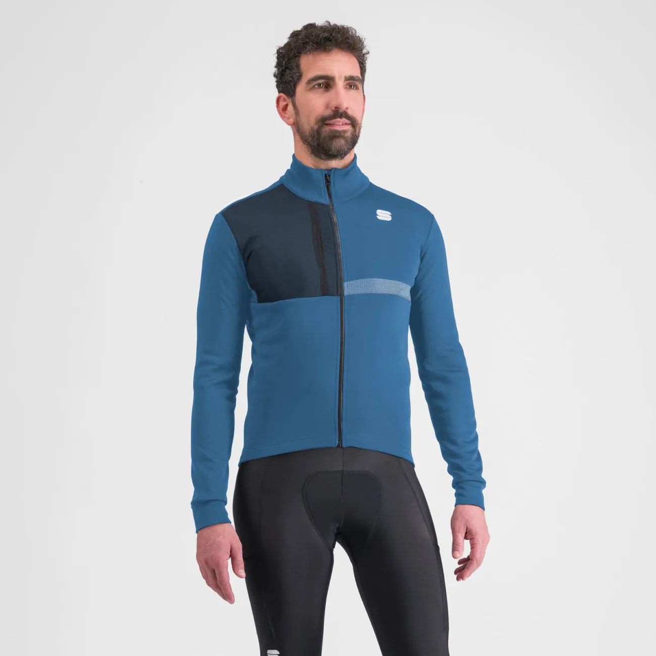 SPORTFUL Cyklistická zateplená bunda - GIARA SOFTSHELL - modrá SPORTFUL Cyklistická zateplená bunda - GIARA SOFTSHELL - modrá