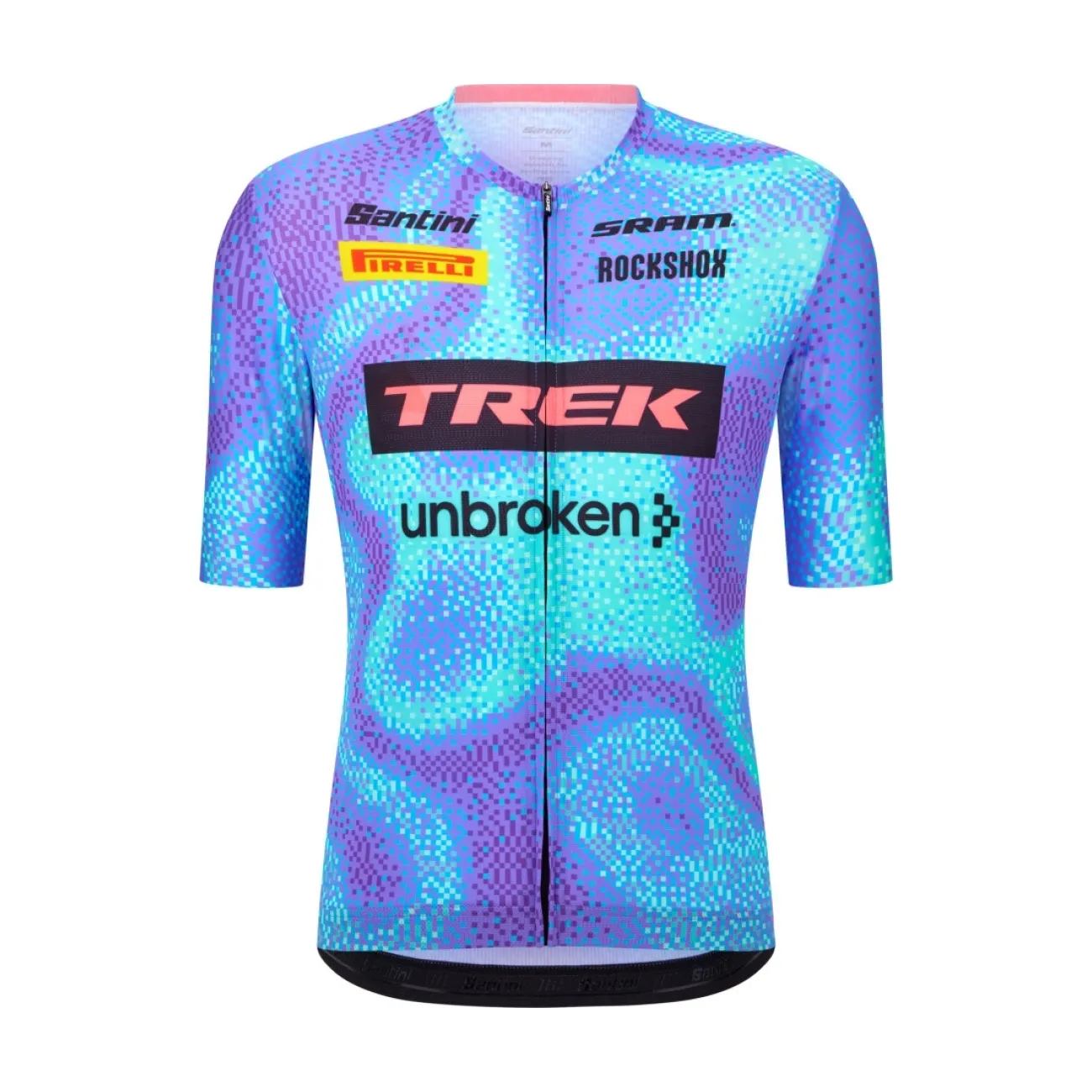 SANTINI Cyklistický dres s krátkym rukávom - TREK FACTORY RACING 2026 SANTINI Cyklistický dres s krátkym rukávom - TREK FACTORY RACING 2026