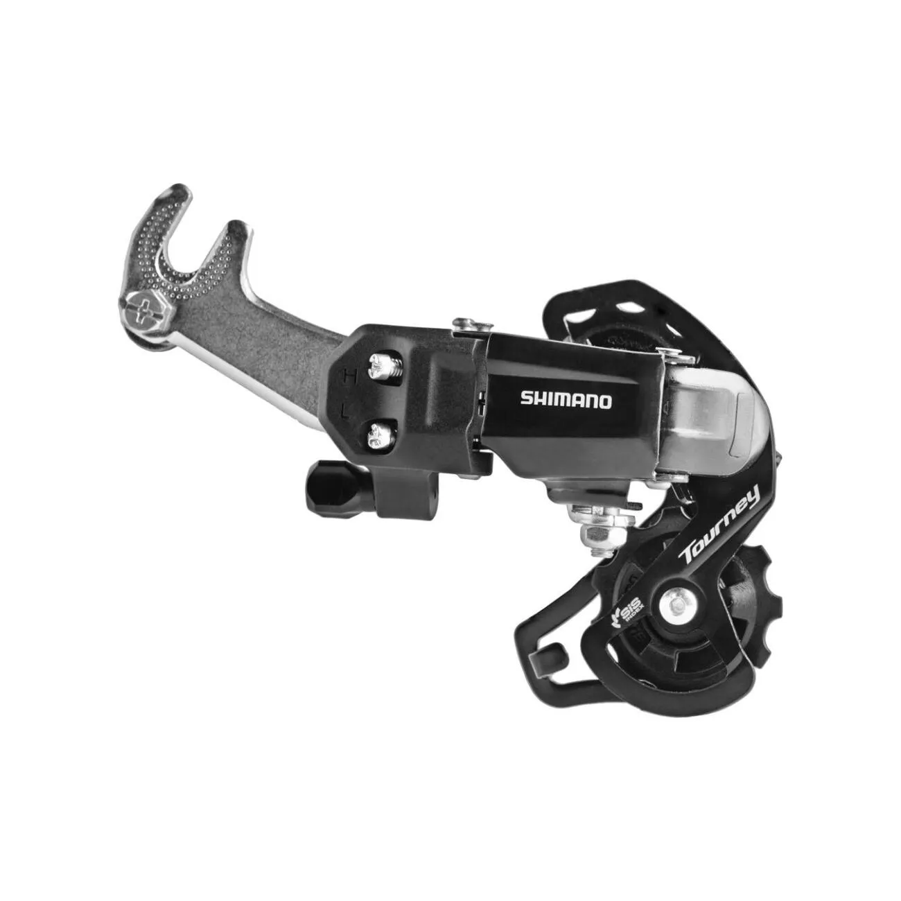 SHIMANO prehadzovačka - TOURNEY TY200GS HOOK - čierna SHIMANO prehadzovačka - TOURNEY TY200GS HOOK - čierna