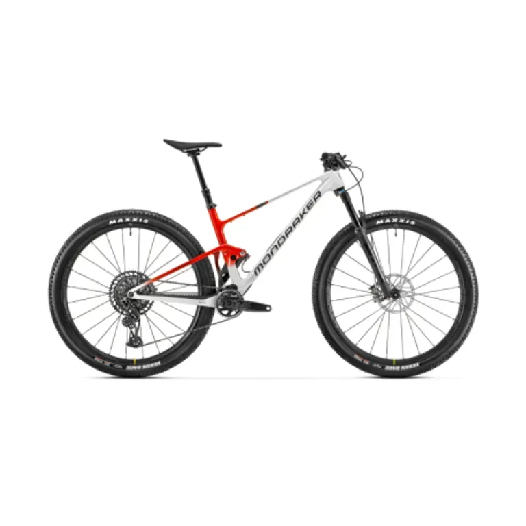 Horský bicykel MONDRAKER F-Podium Carbon R, bunker grey flame red vortex grey Horský bicykel MONDRAKER F-Podium Carbon R, bunker grey flame red vortex grey