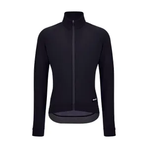 SANTINI Cyklistická zateplená bunda - RTR - čierna SANTINI Cyklistická zateplená bunda - RTR - čierna