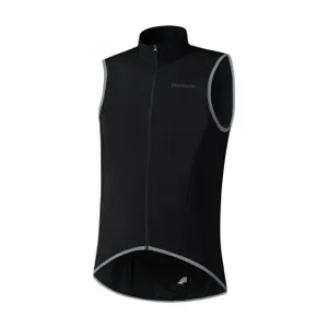 SHIMANO Cyklistická vesta - BEAUFORT WARM - čierna SHIMANO Cyklistická vesta - BEAUFORT WARM - čierna