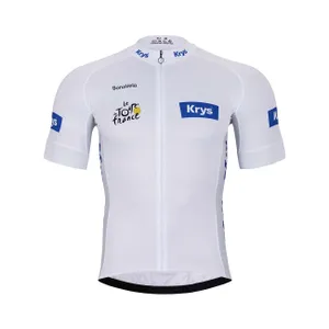 BONAVELO Cyklistický dres s krátkym rukávom - TOUR DE FRANCE 2026 - biela BONAVELO Cyklistický dres s krátkym rukávom - TOUR DE FRANCE 2026 - biela