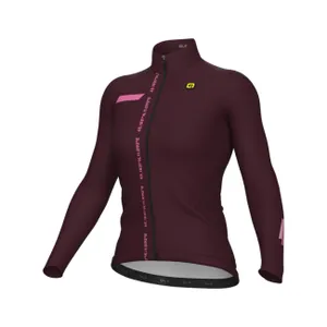 ALÉ Cyklistický dres s dlhým rukávom zimný - PR-E FOLLOW ME - fialová ALÉ Cyklistický dres s dlhým rukávom zimný - PR-E FOLLOW ME - fialová