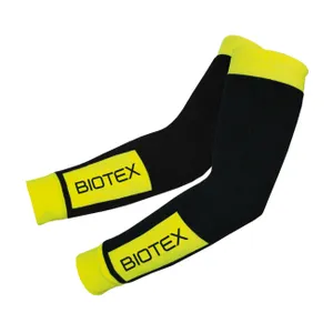 BIOTEX Cyklistické návleky na ruky - THERMAL - zelená/čierna BIOTEX Cyklistické návleky na ruky - THERMAL - zelená/čierna