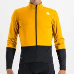 SPORTFUL Cyklistická vetruodolná bunda - TOTAL COMFORT - žltá/čierna SPORTFUL Cyklistická vetruodolná bunda - TOTAL COMFORT - žltá/čierna