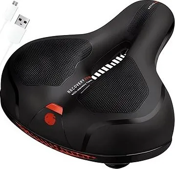 Šport a outdoor | Cyklistika | Diely a komponenty | Sedadlá - Trizand 22219 Športové sedlo na bicykel s osvetlením čierne Šport a outdoor | Cyklistika | Diely a komponenty | Sedadlá - Trizand 22219 Športové sedlo na bicykel s osvetlením čierne