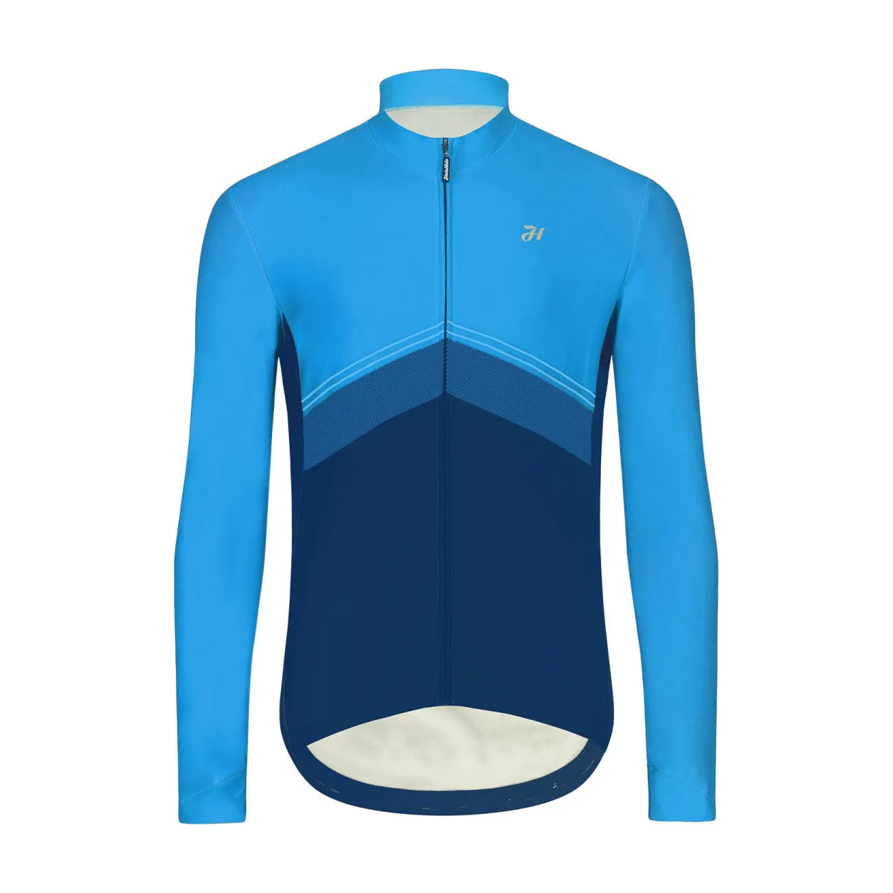 HOLOKOLO Cyklistický dres s dlhým rukávom zimný - ARROW II WINTER - modrá HOLOKOLO Cyklistický dres s dlhým rukávom zimný - ARROW II WINTER - modrá