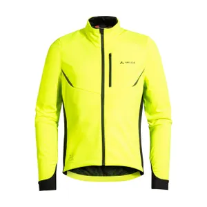 VAUDE Cyklistická vetruodolná bunda - KURO SOFTSHELL - žltá/čierna VAUDE Cyklistická vetruodolná bunda - KURO SOFTSHELL - žltá/čierna