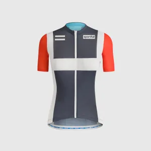 SPORTFUL Cyklistický dres s krátkym rukávom - CLASSIC HERITAGE W - modrá/biela/červená SPORTFUL Cyklistický dres s krátkym rukávom - CLASSIC HERITAGE W - modrá/biela/červená
