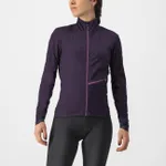 CASTELLI Cyklistická zateplená bunda - GO W - fialová CASTELLI Cyklistická zateplená bunda - GO W - fialová