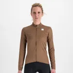 SPORTFUL Cyklistický dres s dlhým rukávom zimný - CHECKMATE THERMAL - hnedá SPORTFUL Cyklistický dres s dlhým rukávom zimný - CHECKMATE THERMAL - hnedá