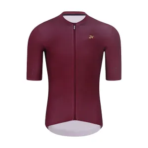 HOLOKOLO Cyklistický dres s krátkym rukávom - EYELET - bordová HOLOKOLO Cyklistický dres s krátkym rukávom - EYELET - bordová