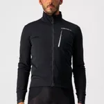 CASTELLI Cyklistická zateplená bunda - GO WINTER - čierna CASTELLI Cyklistická zateplená bunda - GO WINTER - čierna