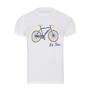 NU. BY HOLOKOLO Cyklistické tričko s krátkym rukávom - LE TOUR LEMON II. - biela NU. BY HOLOKOLO Cyklistické tričko s krátkym rukávom - LE TOUR LEMON II. - biela