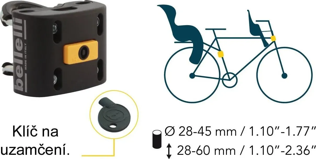 Šport a outdoor | Cyklistika | Cyklodoplnky | Detské sedačky | Príslušenstvo - Upevňovací systém k sedačkám na bicykel, B,FIX Šport a outdoor | Cyklistika | Cyklodoplnky | Detské sedačky | Príslušenstvo - Upevňovací systém k sedačkám na bicykel, B,FIX