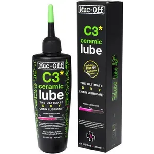 Šport a outdoor | Cyklistika | Čistiace a mazacie prostriedky | Mazivá a oleje - Muc-Off C3 Ceramic Dry Lube 120 ml Šport a outdoor | Cyklistika | Čistiace a mazacie prostriedky | Mazivá a oleje - Muc-Off C3 Ceramic Dry Lube 120 ml