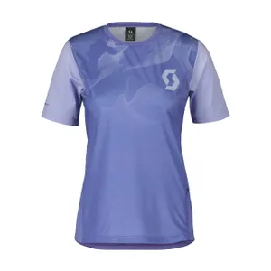 SCOTT Cyklistický dres s krátkym rukávom - TRAIL VERTIC SS LADY - svetlo modrá/modrá SCOTT Cyklistický dres s krátkym rukávom - TRAIL VERTIC SS LADY - svetlo modrá/modrá