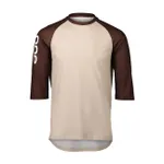 POC Cyklistický dres s krátkym rukávom - MTB PURE 3/4 - hnedá/béžová POC Cyklistický dres s krátkym rukávom - MTB PURE 3/4 - hnedá/béžová