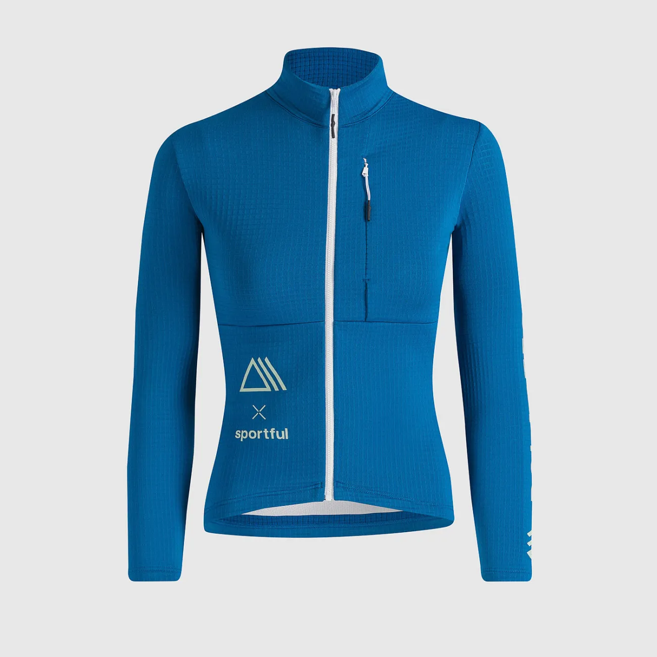 SPORTFUL Cyklistický dres s dlhým rukávom zimný - POWER - modrá SPORTFUL Cyklistický dres s dlhým rukávom zimný - POWER - modrá