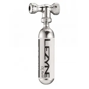 Pumpa na bicykel LEZYNE CONTROL DRIVE CO2 SILVER GLOSS WITH 25G CARTRIDGE Pumpa na bicykel LEZYNE CONTROL DRIVE CO2 SILVER GLOSS WITH 25G CARTRIDGE