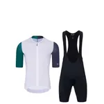 HOLOKOLO Cyklistický krátky dres a krátke nohavice - PERFORMANCE - fialová/biela HOLOKOLO Cyklistický krátky dres a krátke nohavice - PERFORMANCE - fialová/biela