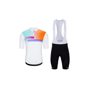 HOLOKOLO Cyklistický krátky dres a krátke nohavice - SPECTRO - čierna/biela HOLOKOLO Cyklistický krátky dres a krátke nohavice - SPECTRO - čierna/biela