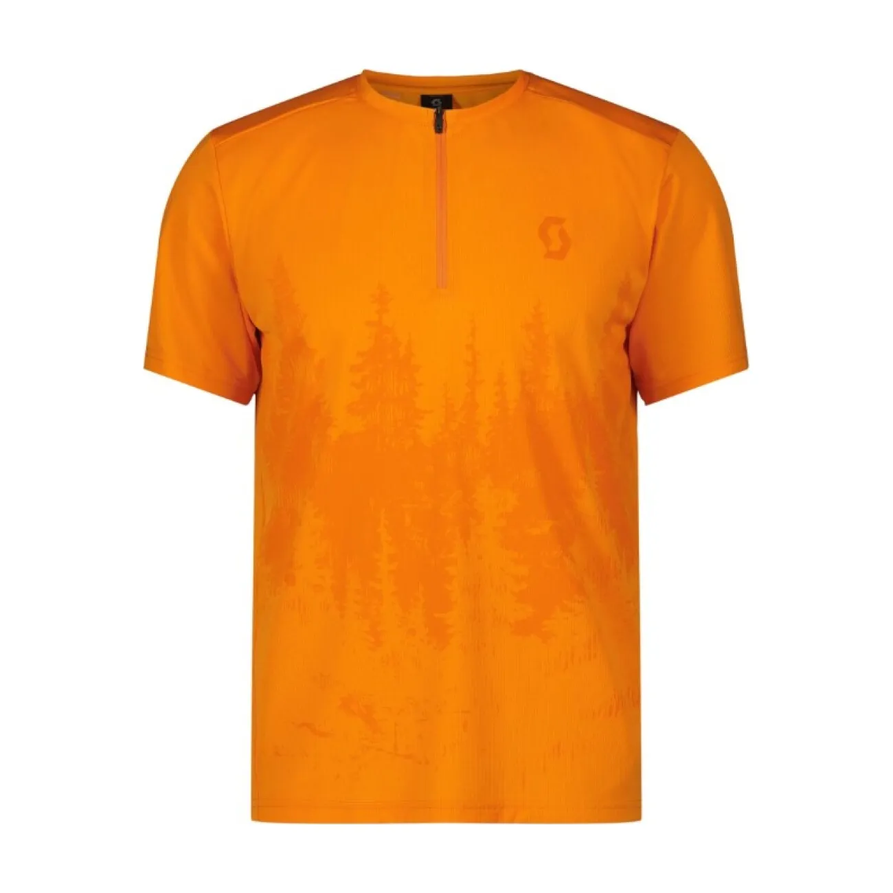 SCOTT Cyklistický dres s krátkym rukávom - TRAIL FLOW ZIP W - oranžová SCOTT Cyklistický dres s krátkym rukávom - TRAIL FLOW ZIP W - oranžová