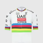 PISSEI Cyklistický dres s krátkym rukávom - TADEJ POGACAR WORLD CHAMP REPLICA - biela PISSEI Cyklistický dres s krátkym rukávom - TADEJ POGACAR WORLD CHAMP REPLICA - biela