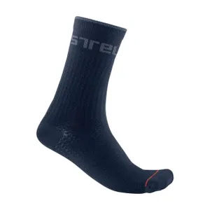 CASTELLI Cyklistické ponožky klasické - DISTANZA 20 - modrá CASTELLI Cyklistické ponožky klasické - DISTANZA 20 - modrá