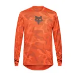 FOX Cyklistický dres s dlhým rukávom letný - RANGER TRU DRI - oranžová FOX Cyklistický dres s dlhým rukávom letný - RANGER TRU DRI - oranžová