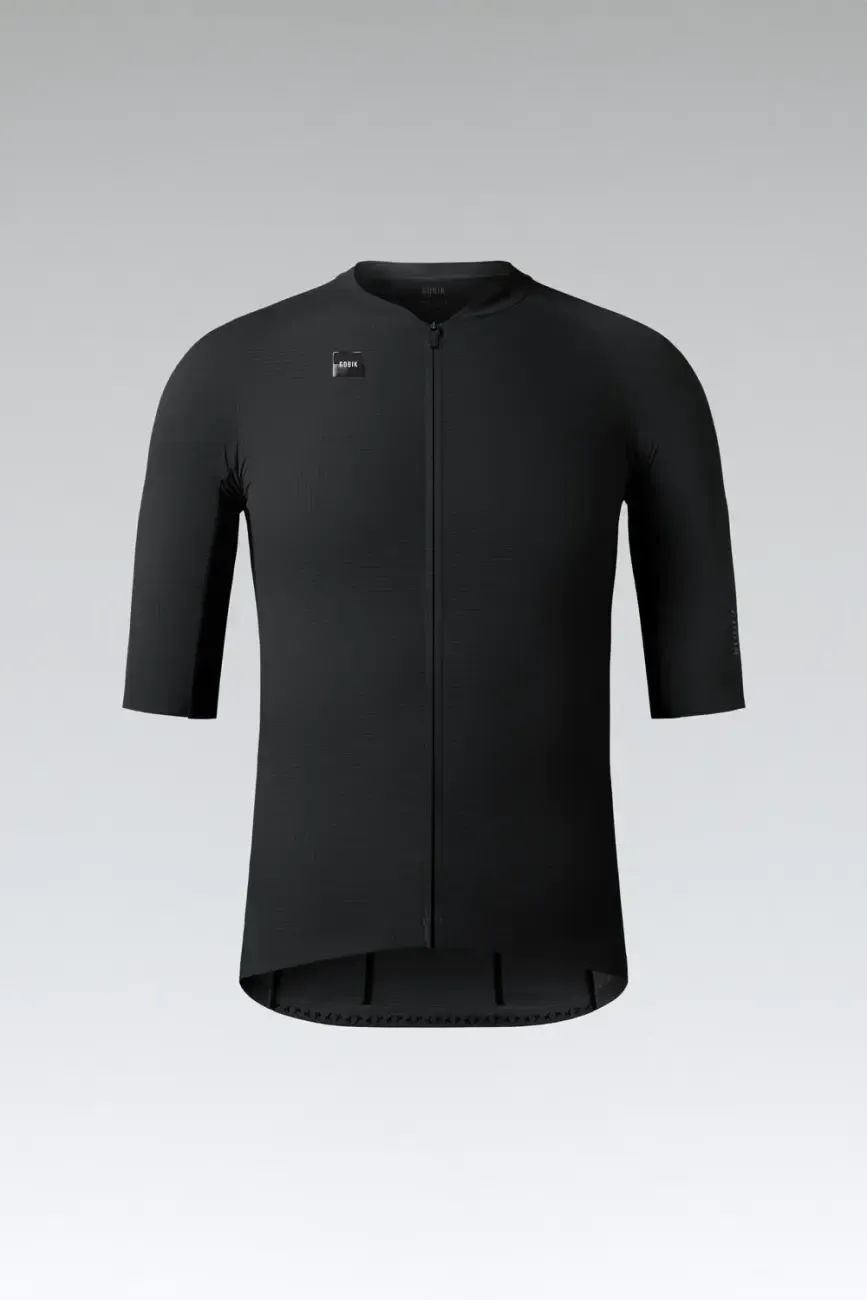 GOBIK Cyklistický dres s krátkym rukávom - PHANTOM - čierna GOBIK Cyklistický dres s krátkym rukávom - PHANTOM - čierna