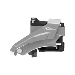 SHIMANO prešmyk - CUES U4000 TOP SWING - strieborná/čierna SHIMANO prešmyk - CUES U4000 TOP SWING - strieborná/čierna