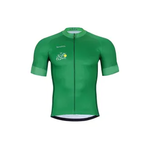 BONAVELO Cyklistický dres s krátkym rukávom - TOUR DE FRANCE 2025 - zelená BONAVELO Cyklistický dres s krátkym rukávom - TOUR DE FRANCE 2025 - zelená