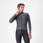 CASTELLI Cyklistický dres s dlhým rukávom zimný - APICE - šedá CASTELLI Cyklistický dres s dlhým rukávom zimný - APICE - šedá