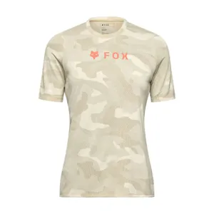 FOX Cyklistický dres s krátkym rukávom - W RANGER - béžová FOX Cyklistický dres s krátkym rukávom - W RANGER - béžová