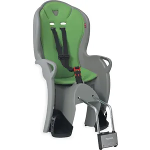 Šport a outdoor | Cyklistika | Cyklodoplnky | Detské sedačky - HAMAX Cyklosedačka s uzamykateľným zámkom Kiss grey/green Šport a outdoor | Cyklistika | Cyklodoplnky | Detské sedačky - HAMAX Cyklosedačka s uzamykateľným zámkom Kiss grey/green