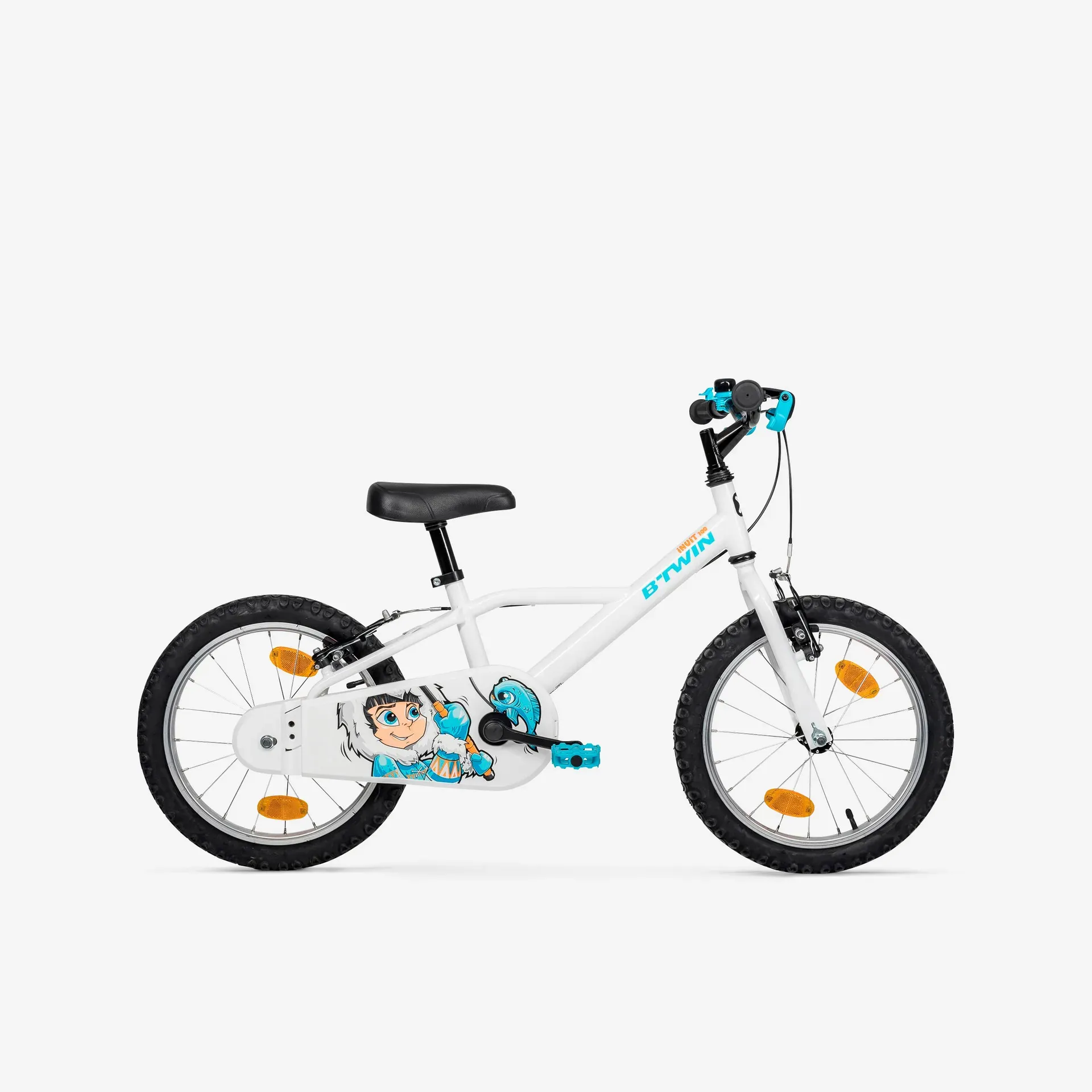 Detský bicykel - 16-palcový bicykel pre deti od 4 do 6 rokov 100 Inuit Detský bicykel - 16-palcový bicykel pre deti od 4 do 6 rokov 100 Inuit