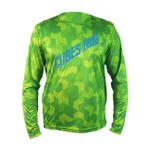 HAVEN Cyklistický dres s dlhým rukávom letný - CUBES NEO LONG - zelená HAVEN Cyklistický dres s dlhým rukávom letný - CUBES NEO LONG - zelená