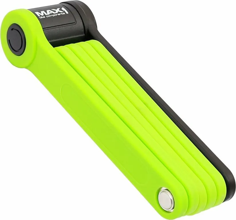 Šport a outdoor | Cyklistika | Cyklodoplnky | Zámky - MAX1 Bull 850 mm - skládací zámek, zelený Šport a outdoor | Cyklistika | Cyklodoplnky | Zámky - MAX1 Bull 850 mm - skládací zámek, zelený